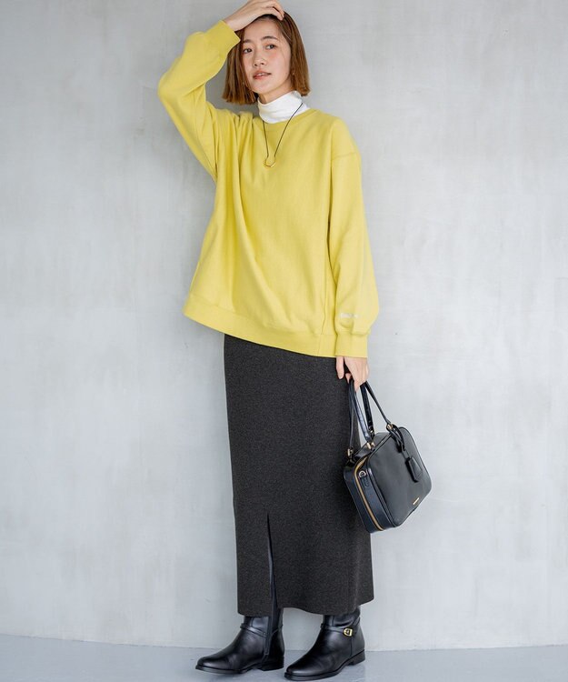 23区 L 【「アイスの実」とおそろいカラーあり】カラー スウェット バナナ色