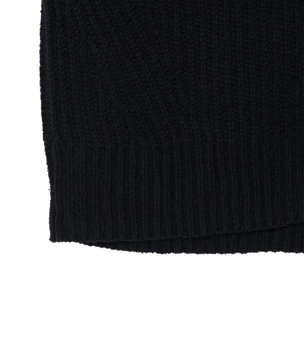JOSEPH コットンテリー　ニットトップ Black