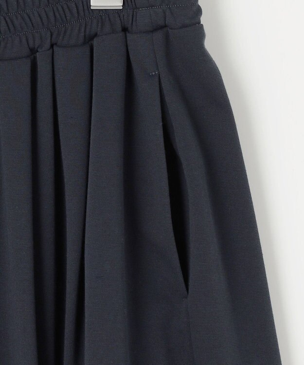 23区 【Indian Factory】ツイストスムースジャージー ワイドパンツ ネイビー系