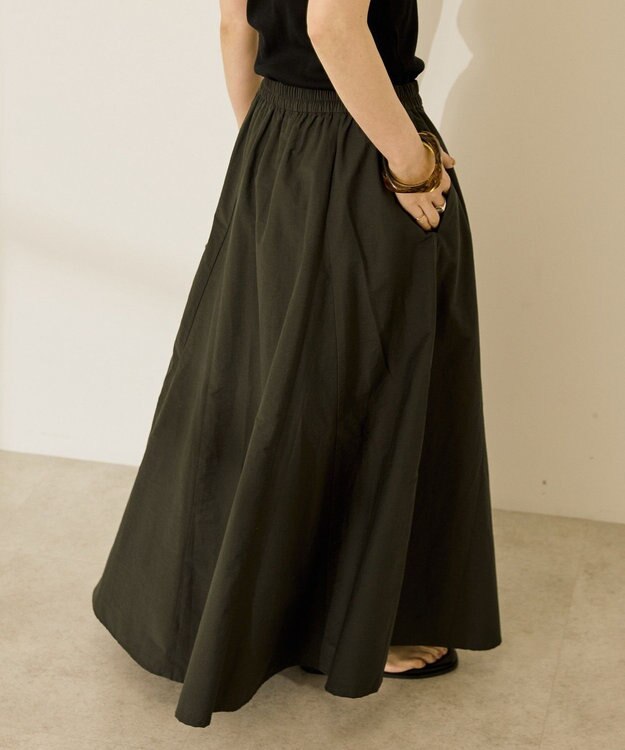 AMERICAN HOLIC ギャザーフレアスカート Charcoal Gray