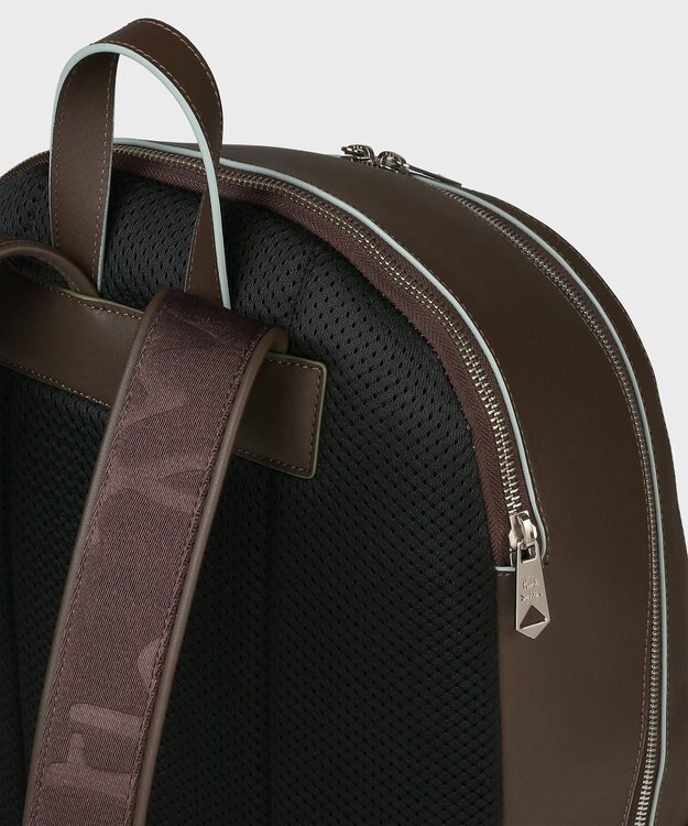 Paul Smith ロゴエンボス リュック ダークブラウン