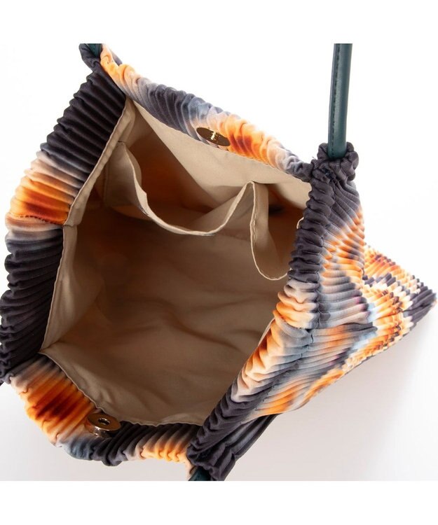 UNBILLION カシュカシュ cachecache / インクジェットプリーツトート グリーン