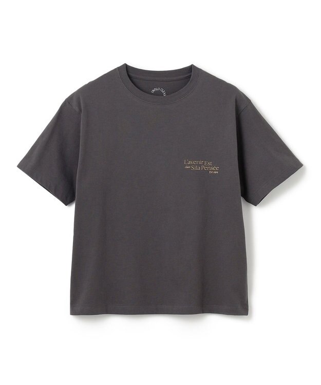 UNFILO CLEAN Tee チャコール1