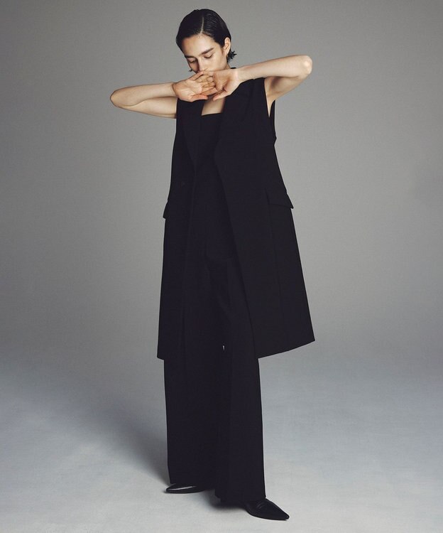 uncrave プルーフダブルクロス テーラードジレ ブラック