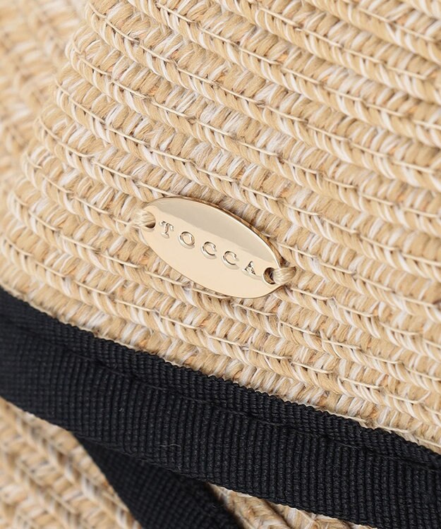 TOCCA 【UV97%以上カット・吸水速乾・抗菌防臭・洗える・サイズ調整可】BACK RIBBON HAT ハット ブラック系