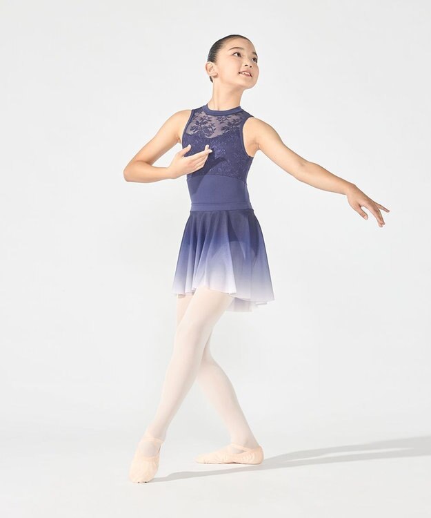 Chacott スカート ネイビーグラデーション