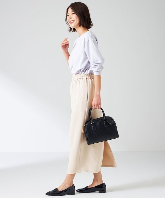 ANY SIS L 【撥水・接触冷感・UVカット】コンフォートイージー スカート アイボリー