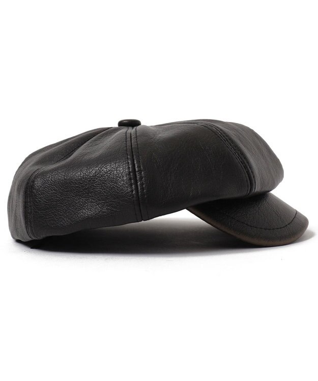 WEGO ヴィンテージPUキャスケット ブラック