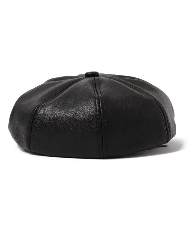 WEGO ヴィンテージPUキャスケット ブラック
