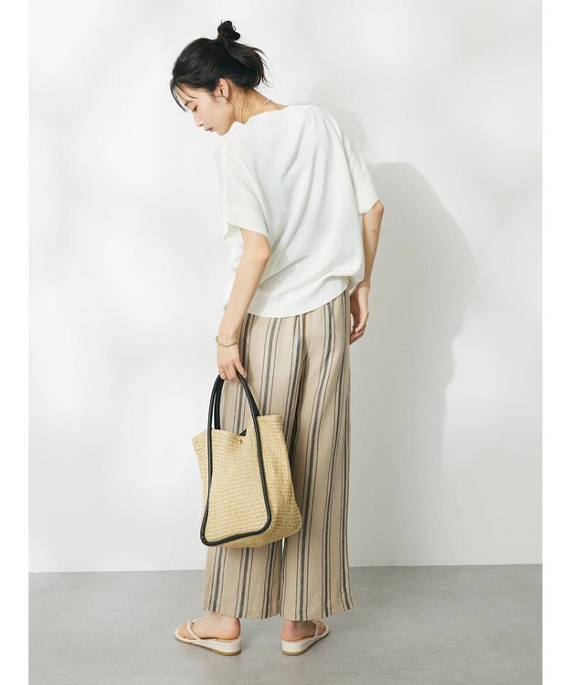 CRAFT STANDARD BOUTIQUE 【洗える】チューリップスリーブプルオーバー Off White