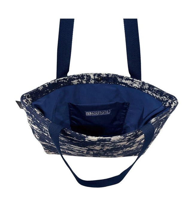 ROOTOTE 3094【A4サイズ収納】LT.アーキャトル.パターンファブリック-J 02：タイダイネイビー