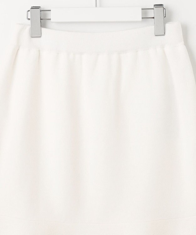 23区GOLF ニットアップでレディなスタイリングを【WOMEN】【洗える】ニットスカート アイボリー系