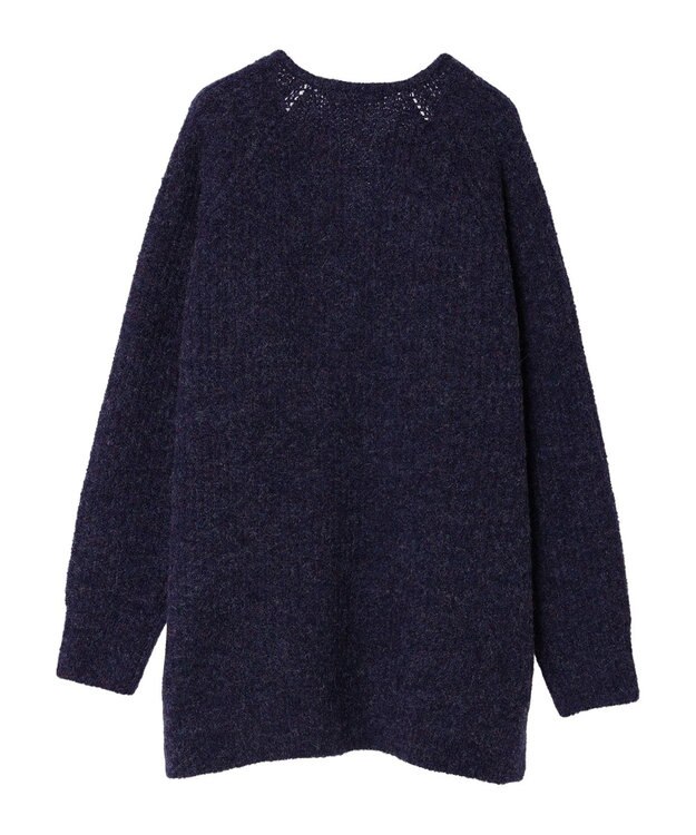 AMERICAN HOLIC ミックスヤーンカフタンニットプルオーバー Purple