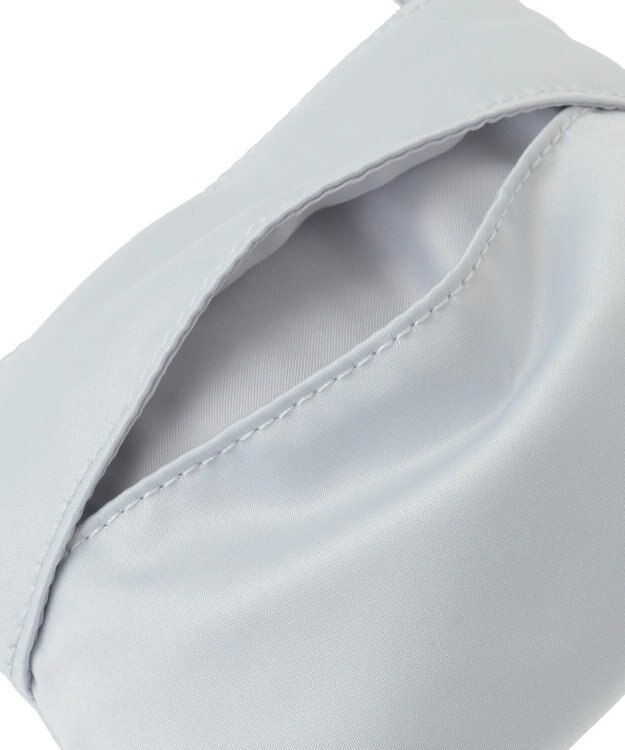 Maison de FLEUR サテンリボンティッシュケース Light Blue