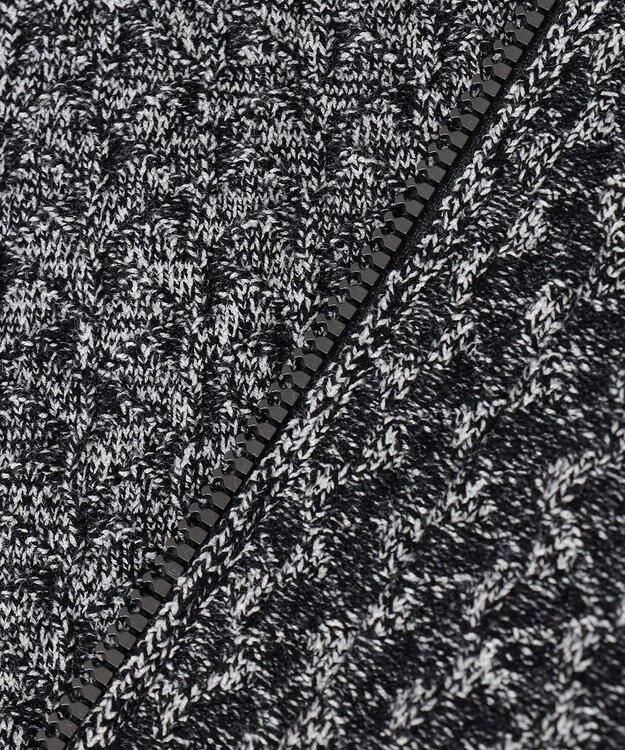 JOSEPH HOMME 【イージーケア】 ヴィスコースリンクス　ジップアップニットパーカー ライトグレー系