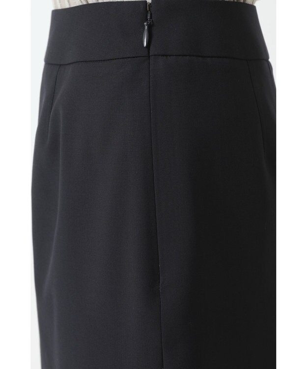 DAKS ウールタイトスカート ネイビー