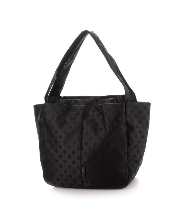 Y'SACCS 【Y’SACCS vous et】ドットジャカードトート Mサイズ ブラック