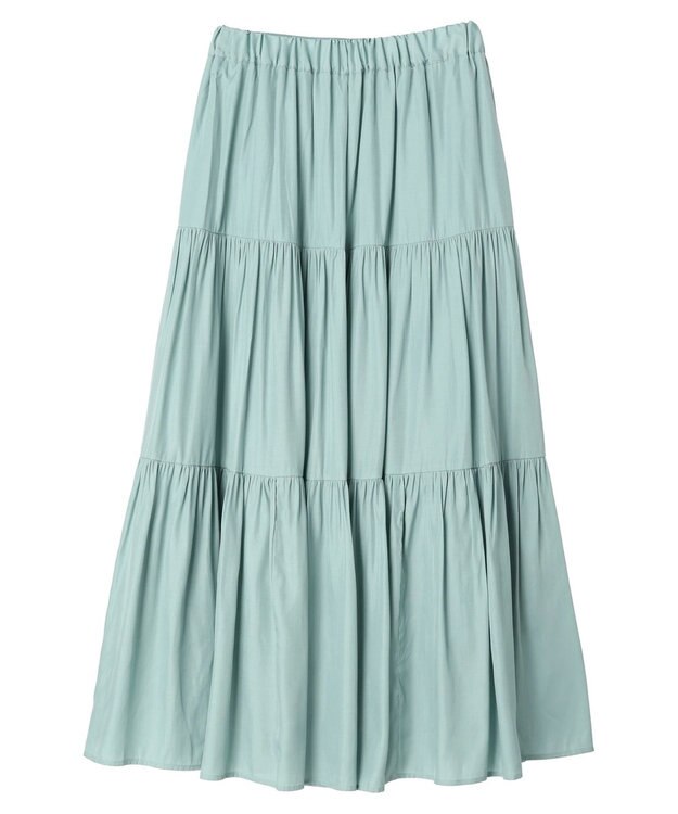 earth music&ecology ティアードスカート Mint