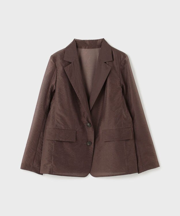 GRACE CONTINENTAL ブライトシアージャケット ブラウン