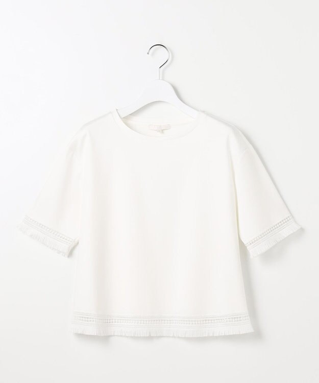 自由区 L コンパクトハイゲージフリンジ Tシャツ オフ