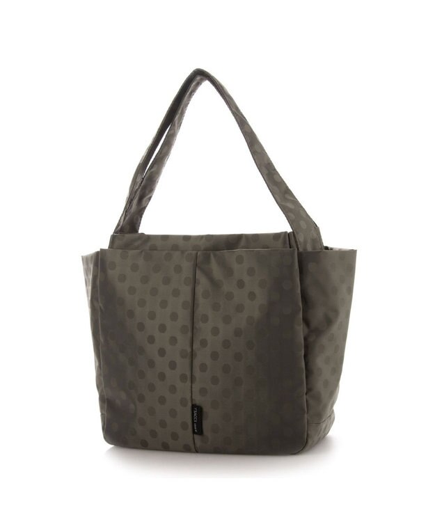 Y'SACCS 【Y’SACCS vous et】ドットジャカードトート Mサイズ グレー