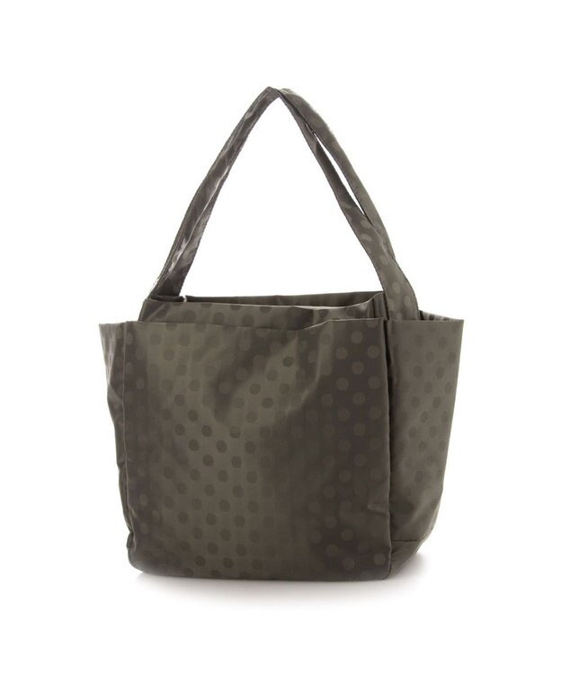 Y'SACCS 【Y’SACCS vous et】ドットジャカードトート Mサイズ グレー