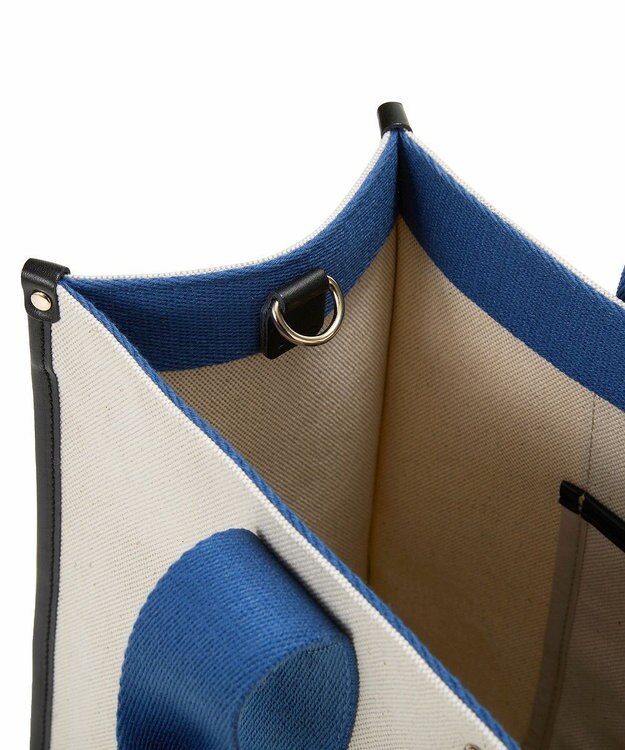 TOPKAPI 【Breath TOPKAPI】THE CANVAS ザ キャンバス スクエア トートバッグ ブルー