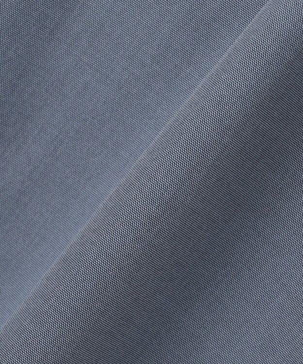 J.PRESS LADIES 【WEB限定カラーあり・セットアップ対応・洗える・撥水・防汚】コットンFITTYシャーク ワイド アンクル パンツ ダルブルー系