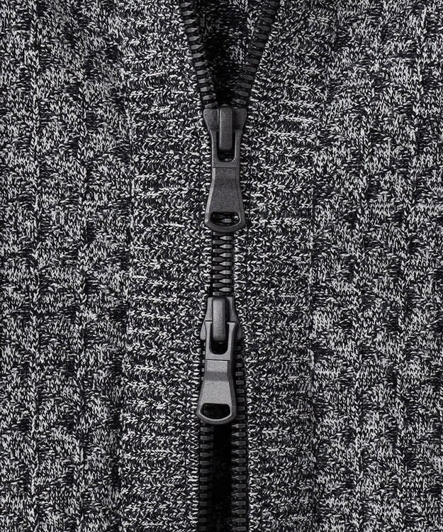 JOSEPH HOMME 【イージーケア】 ヴィスコースリンクス　ジップアップニットパーカー ライトグレー系