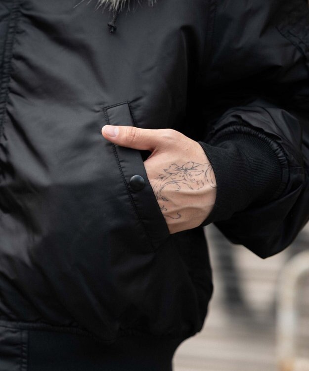 WEGO 【ユニセックス着用ITEM/MLサイズ展開】N2B ブラック