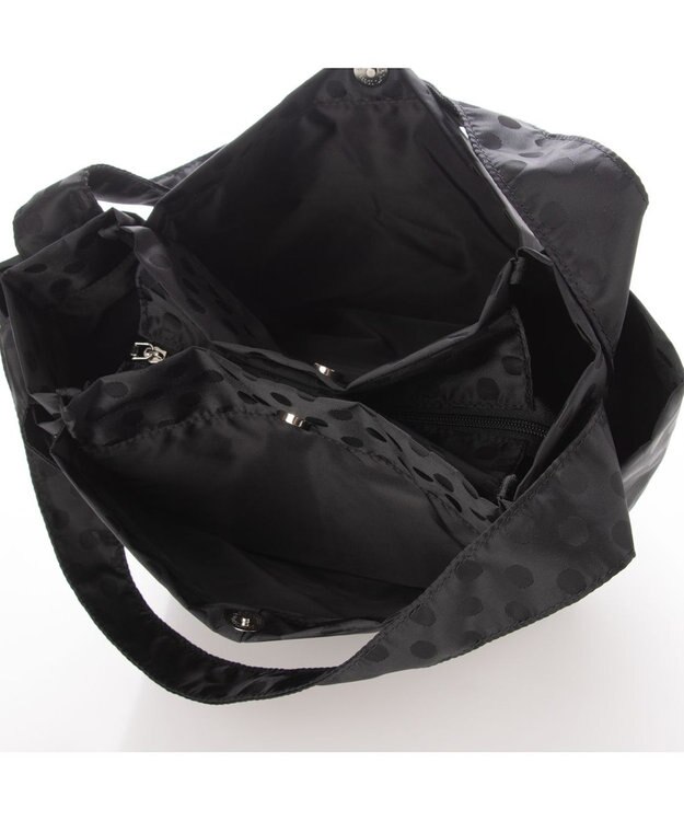 Y'SACCS 【Y’SACCS vous et】ドットジャカードトート Mサイズ ブラック