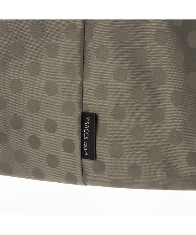 Y'SACCS 【Y’SACCS vous et】ドットジャカードトート Mサイズ グレー