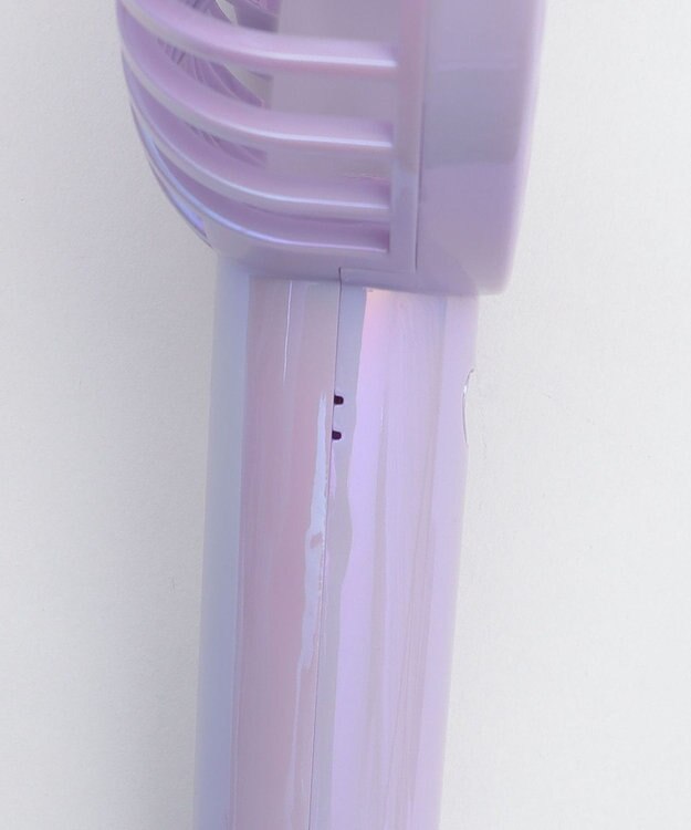 WEGO 【冷却/携帯扇風機/熱中症対策】オーロラハンディファン ライトパープル