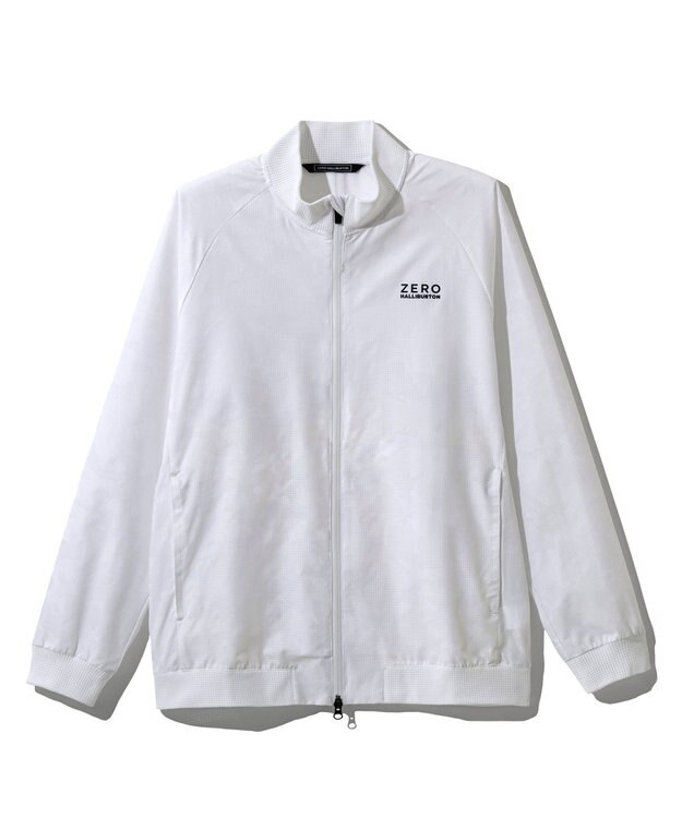 ZERO HALLIBURTON クールドッツ カモフラージュ ブルゾン ZHG-A4S10A 82822 ゴルフウェア ホワイト