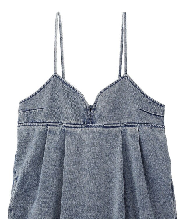 Green Parks デニムキャミワンピース Indigo