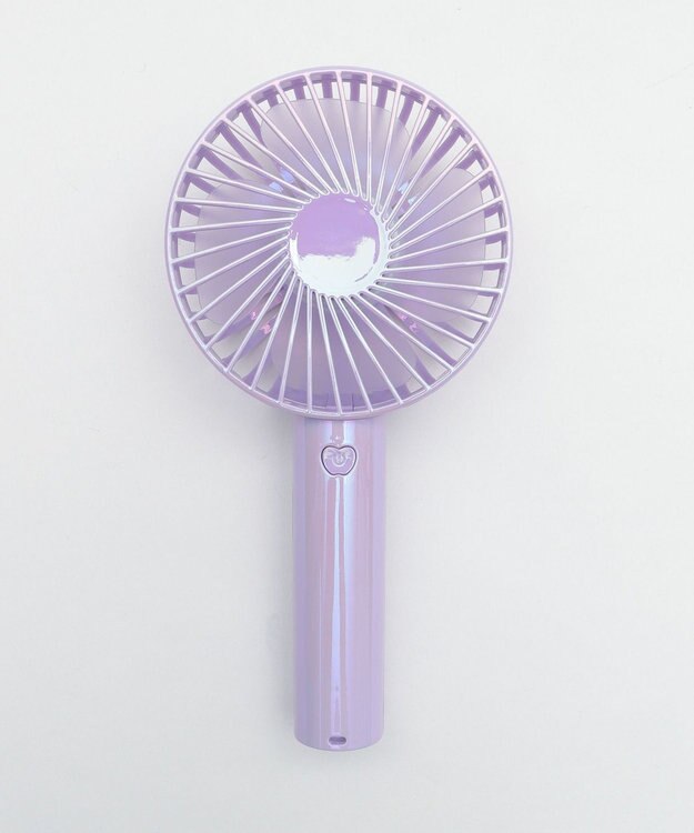 WEGO 【冷却/携帯扇風機/熱中症対策】オーロラハンディファン ライトパープル