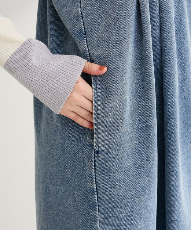 Green Parks デニムキャミワンピース Indigo