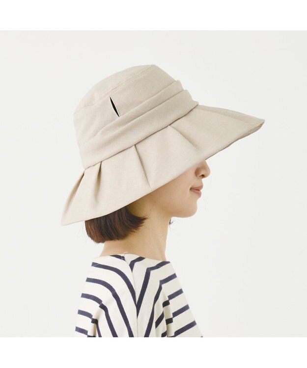 ATRENA 体感-10℃コカゲル タックキャペリン ベージュ