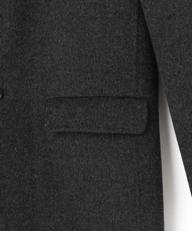 JOSEPH HOMME DOUBLE FACE CASHMERE CHESTER FIELD COAT グレー系