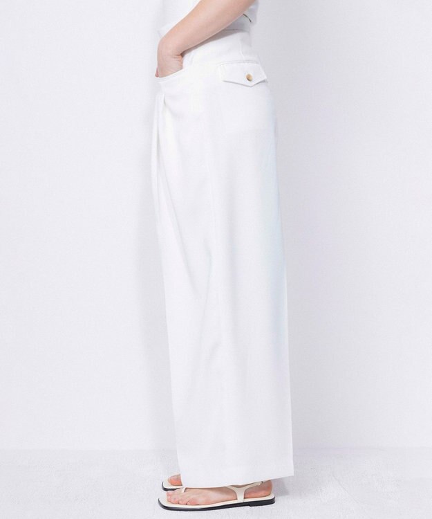 NAVE 【ReNAVE・セットアップ可/洗える/撥水加工】ホロウツイル パンツ ホワイト系