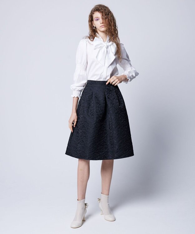 TOCCA 【洗える】FLOWER MEADOW スカート ブラック系