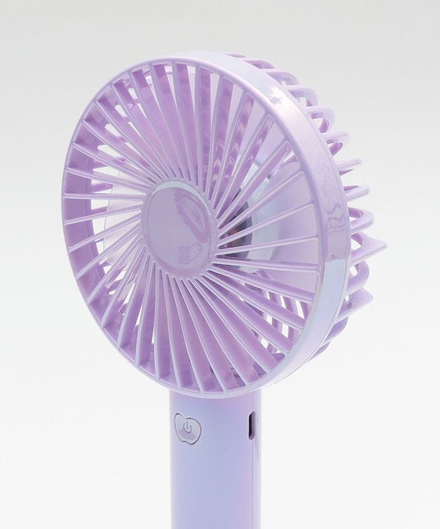 WEGO 【冷却/携帯扇風機/熱中症対策】オーロラハンディファン ライトパープル