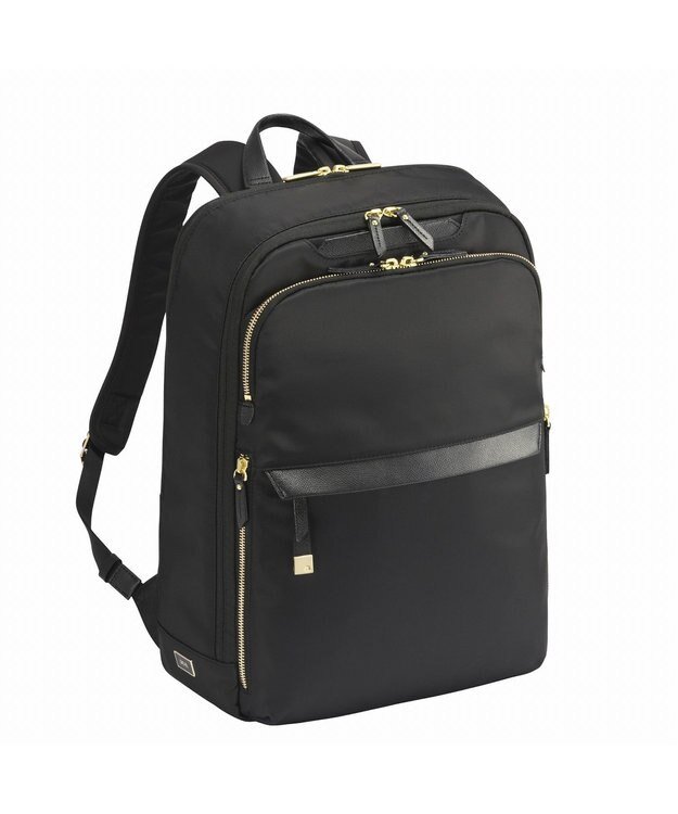 ACE BAGS & LUGGAGE 【雑誌掲載】 ace. ラプリム リュック レディースビジネス B4 15.6インチサイズ 68802 エース ブラック×ゴールド