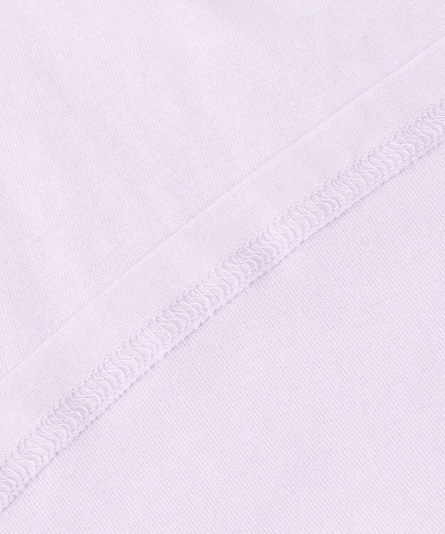 ANY KIDS フラワー 刺繍 Tシャツ ラベンダー