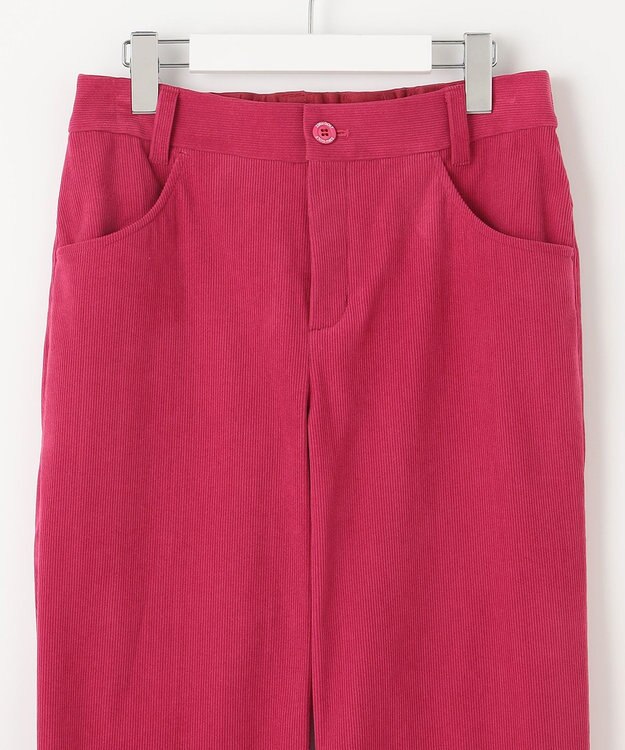 23区GOLF 【WOMEN】【ストレッチ】コーデュロイ カラーパンツ オールドローズ系