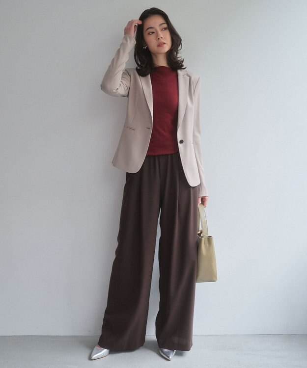 BEIGE， 【セットアップ対応】CINDY / テーラードジャケット Taupe