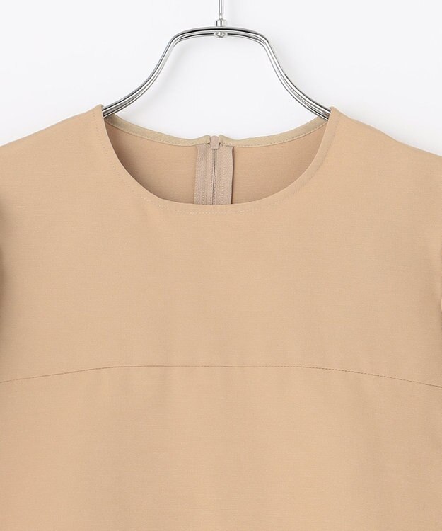 #Newans 【大好評につき追加生産！新色登場】パフスリーブAラインブラウス ベージュ系