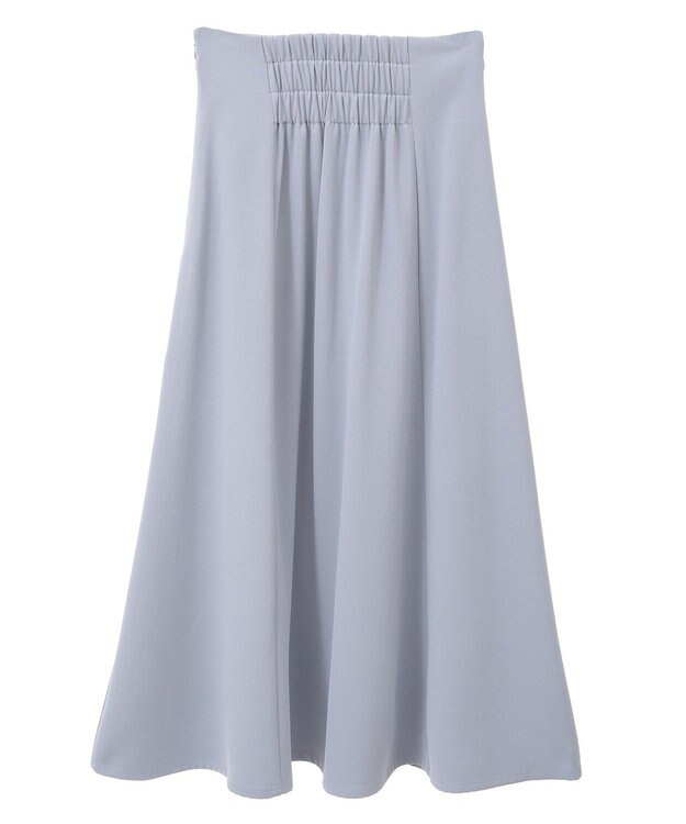 earth music&ecology ウエストリボンフレアスカート Sax