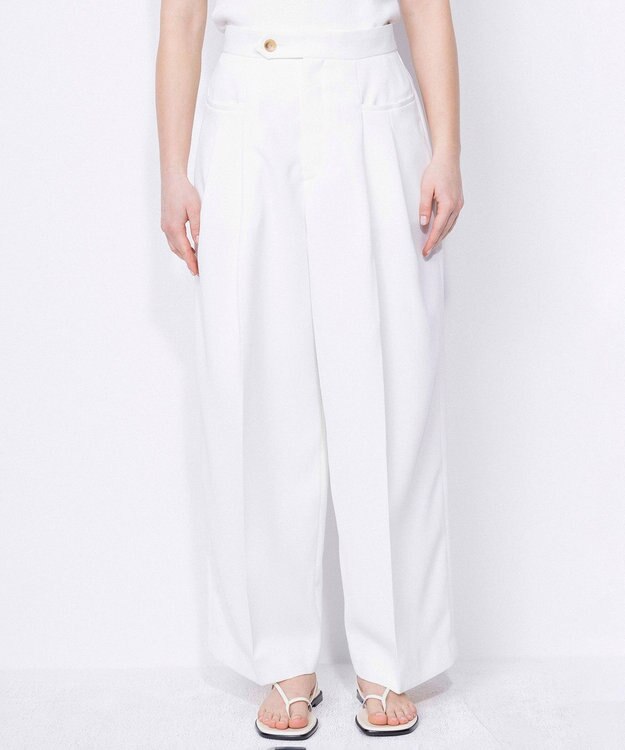 NAVE 【ReNAVE・セットアップ可/洗える/撥水加工】ホロウツイル パンツ ホワイト系