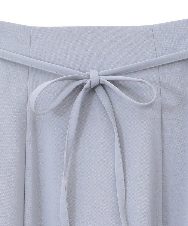 earth music&ecology ウエストリボンフレアスカート Sax